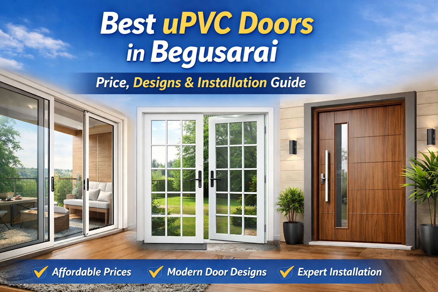 Read more about the article Best uPVC Doors in Begusarai – Price, Designs & Installation Guide (2026)
