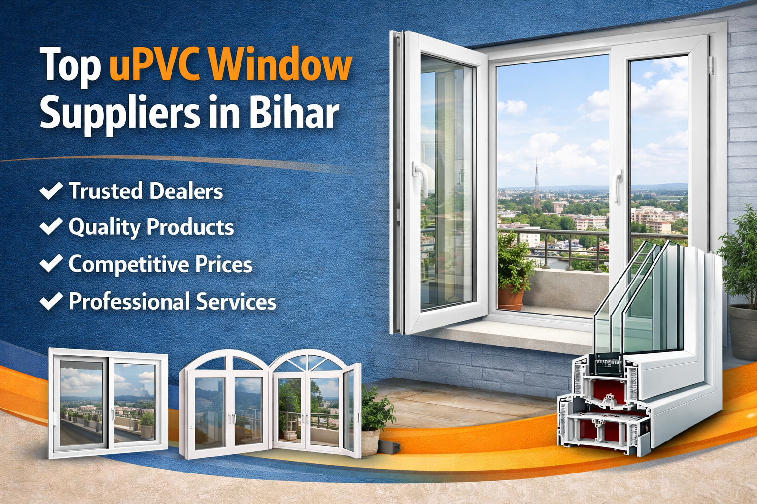 Read more about the article Top uPVC Window Suppliers in Bihar