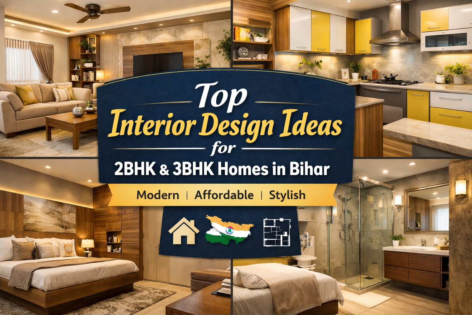 Read more about the article Top Interior Design Ideas for 2BHK & 3BHK Homes in Bihar (2026 Guide)